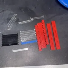 LEGO Garage Door Section Parts Lot Red
