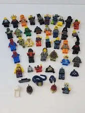 Large Vintage LEGO Star Wars Ninjago Super Hero  Etc. Minifigure Bulk Lot