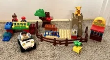 LEGO Duplo Feeding Zoo Set 5634 Incomplete ATV Lion Cub Keeper Cliff Fence Parts