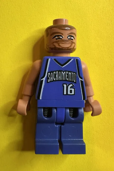 LEGO Basketball - Rare NBA Peja Stojakovic, Sacramento Kings #16