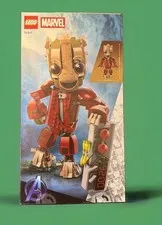LEGO Marvel THE INFINITY SAGA (76341) Ravager Jumpsuit Groot -604 Pieces NEW