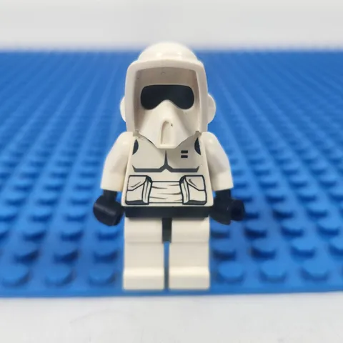 Lego Star Wars Minifigure Scout Trooper sw0005a Endor W/ Black Head