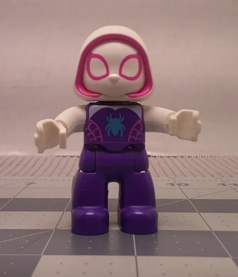 LEGO DUPLO Figure Ghost Spider Ville Marvel Spider-Gwen Superhero Minifigure