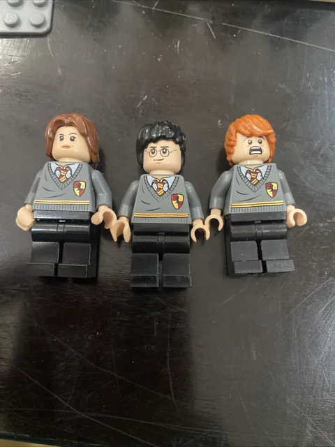 Lego Harry Potter Minifigures Gryffindor HP094:Harry  HP095:Hermione  HP112:Ron