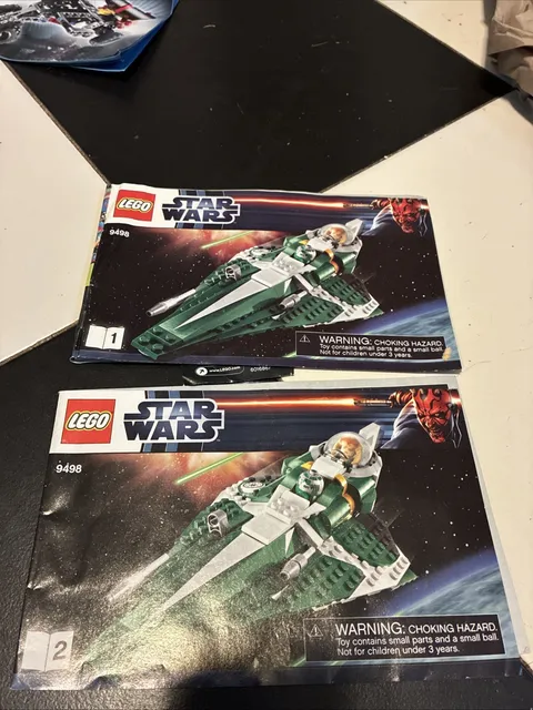 LEGO Star Wars INSTRUCTION MANUAL ONLY, Set #9498  Saesee Tiin's Jedi Starfighte
