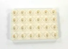 Lego Duplo Baseplate 4X6 Flat (1) white