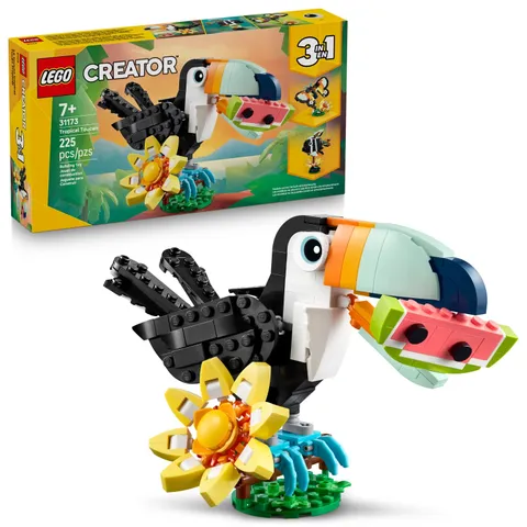 LEGO® Creator 3 in 1 Wild Animals: Tropical Toucan Building Set Kids Gift NEW
