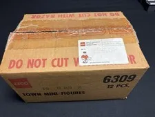 LEGO 6309 Empty Factory Case Box Pack Classic Vintage Minifigures Town Very Rare