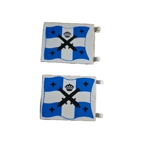 Lego White And Blue Flag With Cannons  2525px 2 Read