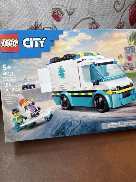 LEGO City: Emergency Ambulance (60451) Used Complete
