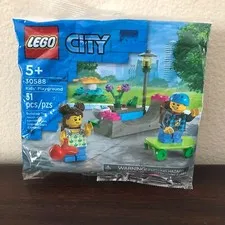 Lego New City Kids Playground 30588 Set Building 51pc