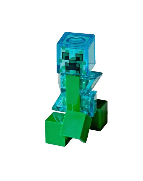 LEGO Charged Creeper Minifigure Minecraft Rare  MIN 052