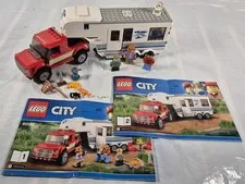 Lego City #60182 Pickup & Caravan 2018 - 100% Complete with Instructions