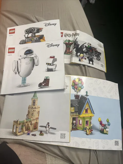 Lego Manuals Up House Wall-e Eve Harry Potter