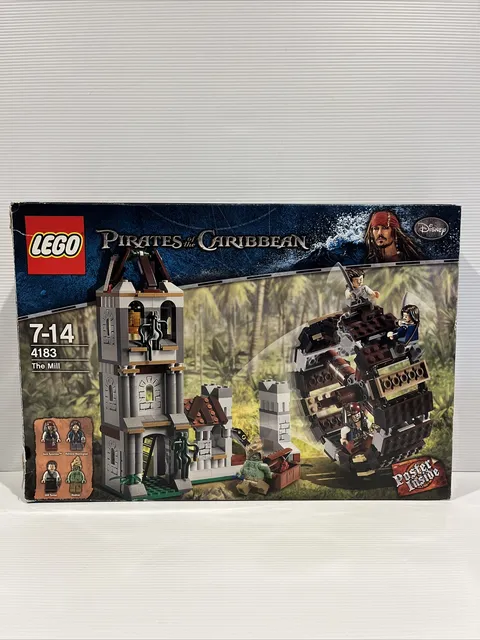 LEGO 4183 The Mill Pirates Caribbean Dead Man's Chest Retired Missing Hadras