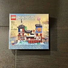 LEGO Ninjago Micro NINJAGO City Docks 40704 New in Sealed Box Promo Set GWP