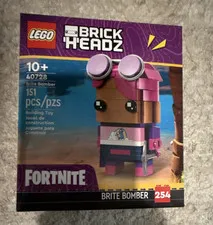 LEGO BrickHeadz Fortnite Brite Bomber 40728 Complete Set 151 pcs