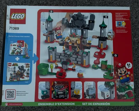 LEGO Super Mario: Dry Bowser Castle Battle Expansion Set (71423) - Near Complete