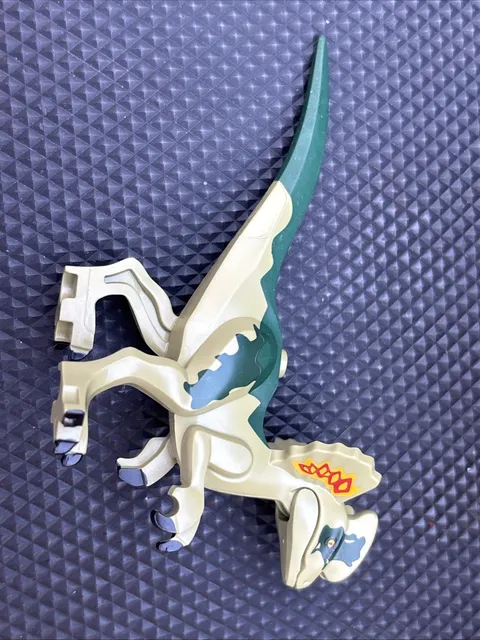 Lego Jurassic World Minifigure - Dilophosaurus Dinosaur