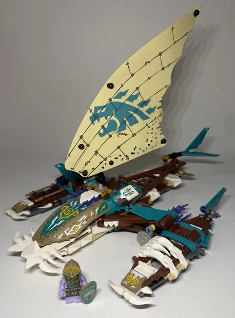 LEGO NINJAGO Catamaran Sea Battle | 71748 OPEN - Everything Pictured Included