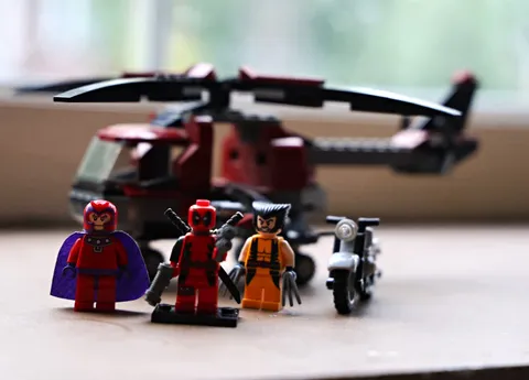 LEGO Deadpool helicopter set 6866