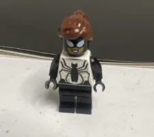 Lego Marvel Super Heroes Minifigure SH0615 Spider-Girl Black White 76148