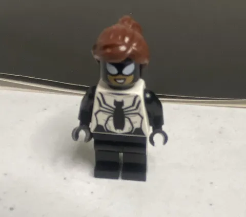Lego Marvel Super Heroes Minifigure SH0615 Spider-Girl Black White 76148