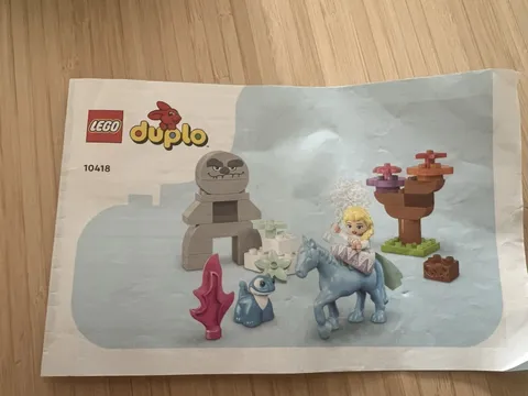 LEGO DUPLO 10418 My First Unicorn Bulk Lot Parts w/ Instructions 13pcs 1½+