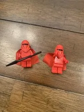 Lego Lot Of 2 sw0040 Royal Guard With Red Hands  Star Wars Minifigure 7166