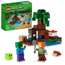 LEGO Toy Minecraft Swamp Adventure Boys Girls Minecraft Children's Goods
