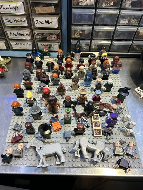 LEGO Minifigure Lot of 50+ Harry Potter Figures Authentic Mixed CMF Rare Read