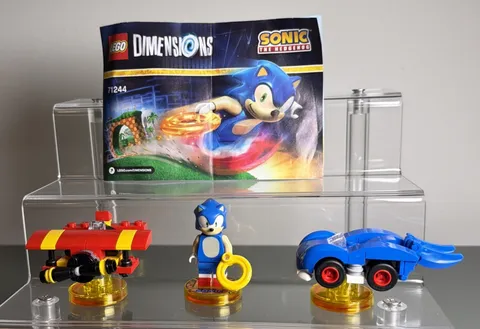 Lego Dimensions Sonic the Hedgehog Pack 71244 The Tornado Speedster & Manual