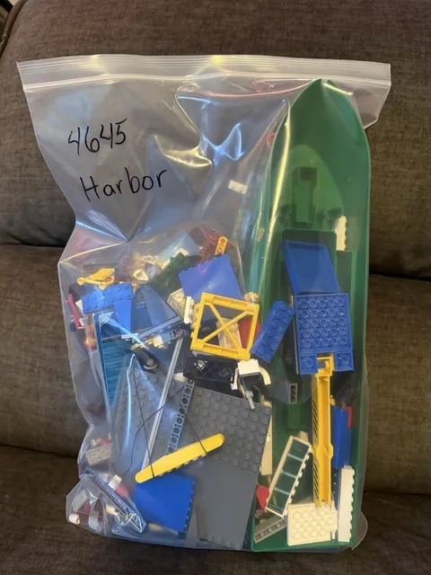 LEGO CITY: Harbour (4645), 99% Complete, Original Instructions, No Box