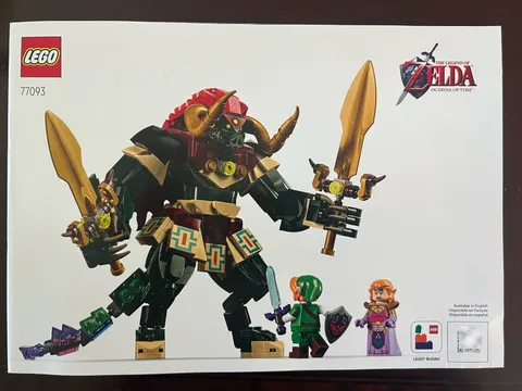 LEGO 77093 The Legend of Zelda Ocarina of Time Final Battle Instruction Manual
