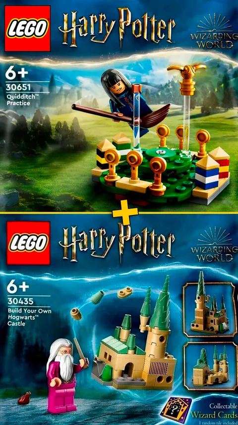 LEGO Harry Potter #30435, #30651 - Hogwart Castle, Quidditch Practice - 100% NEW