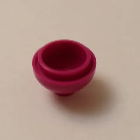 Lego x1 Magenta 2x2 Round Brick, Dome Bottom, 15395 (028-228)