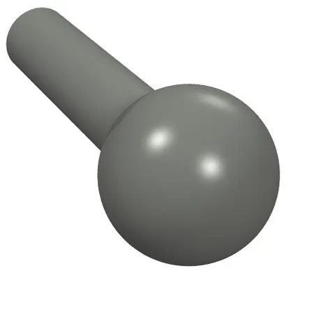 10x LEGO® Part 22484 - Bar   1L with Tow Ball