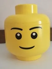 LEGO Small Storage Head Container, Classic Boy - New, Original, Never Used