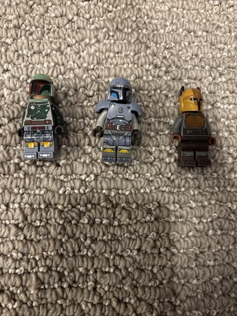 Lego Star Wars Minifigure Mandolorians And Boba Fet Lot As Shown