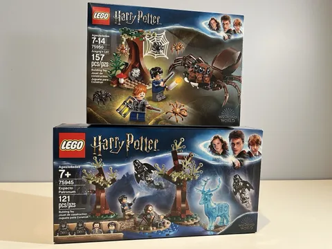 New LEGO Lot 75950 & 75945 Harry Potter Aragog's Lair, Retired, Sealed In Box