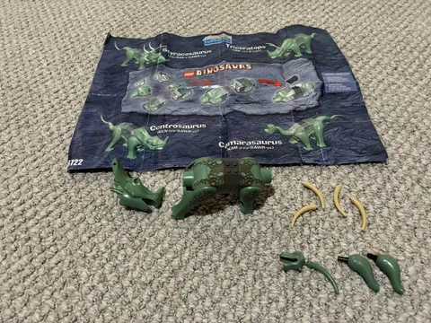 LEGO Dinosaurs Styracosaurus Set 6722 4 in 1 w/ Instructions 2001