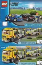 LEGO #60060 INSTRUCTION MANUAL ONLY City Auto Transport