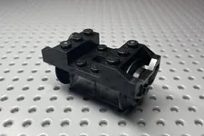 LEGO Vintage Piece 2878 + 2879 Train Wheel RC Holder + Wheels Black Rare Retired