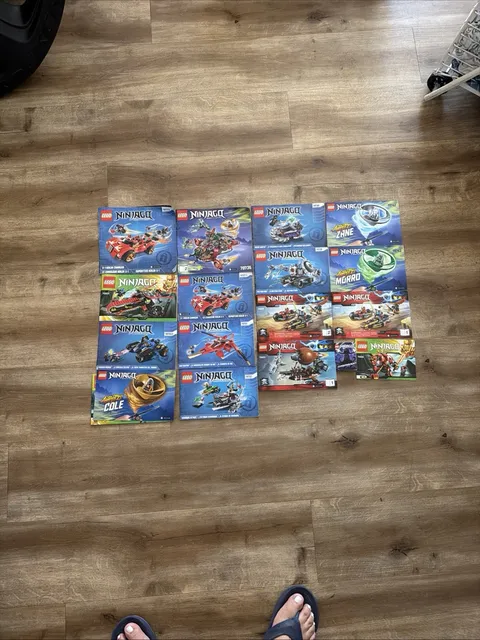 LEGO Ninjago Instruction Manual Lot 18 Booklets 70500 70501 70600 And More