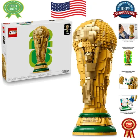 FIFA World Cup Official Trophy Building Set - 2842 Pieces for Fans & Collectors