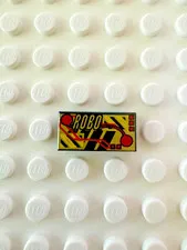 LEGO Tile 1 x 2 with RoboForce Gold 'ROBO' 3069px33