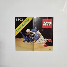 LEGO Instruction Manual 6803 Space Patrol Legoland Vintage 1983 Booklet