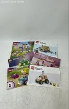 Lot Of 6 Pcs Assorted Lego Friends & Disney Mixed Instruction Manuals For Age 3+