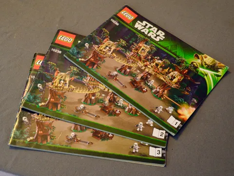 LEGO Star Wars Ewok Village 10236 Instruction Manual Book 1, 2 and 3