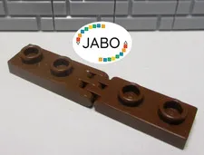 (N9/14) LEGO Folding Hinge 4275b + 4276b brown Railway Knight Pirate Space